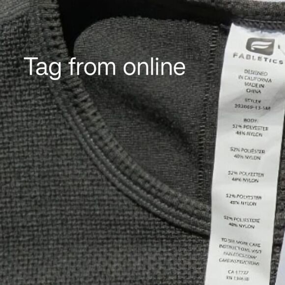 Fabletics Eureka Fitted Seamless Crew Neck Top sz L - Picture 10 of 12